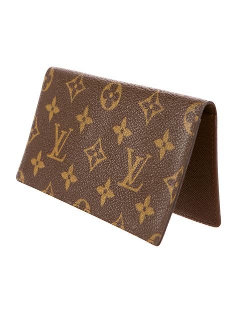 louis vuitton checkbook cover wallet